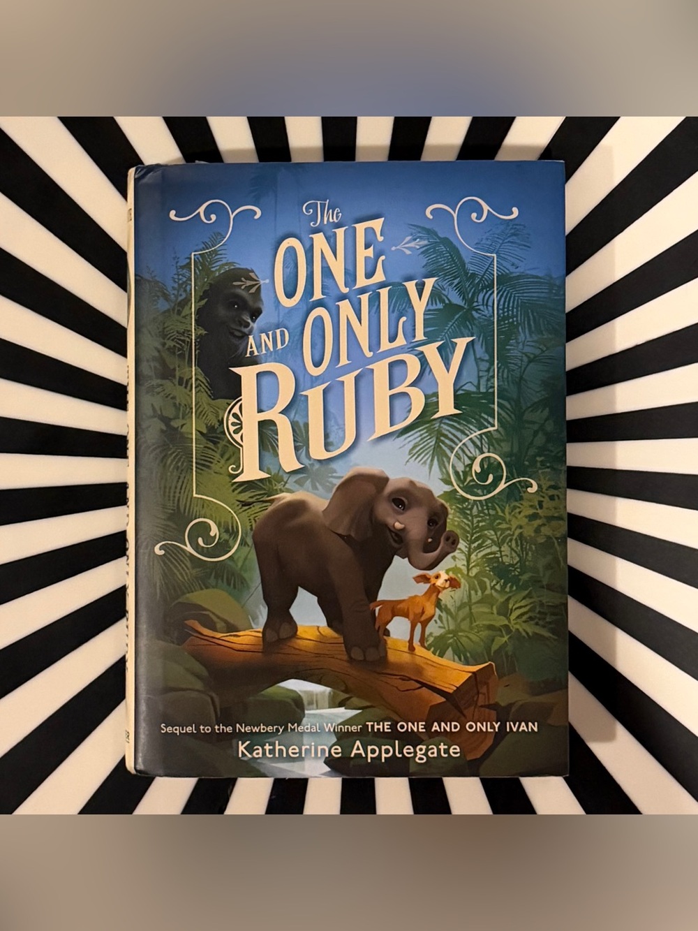 The One and Only Ruby Hardcover - Blue Jungle Cover
